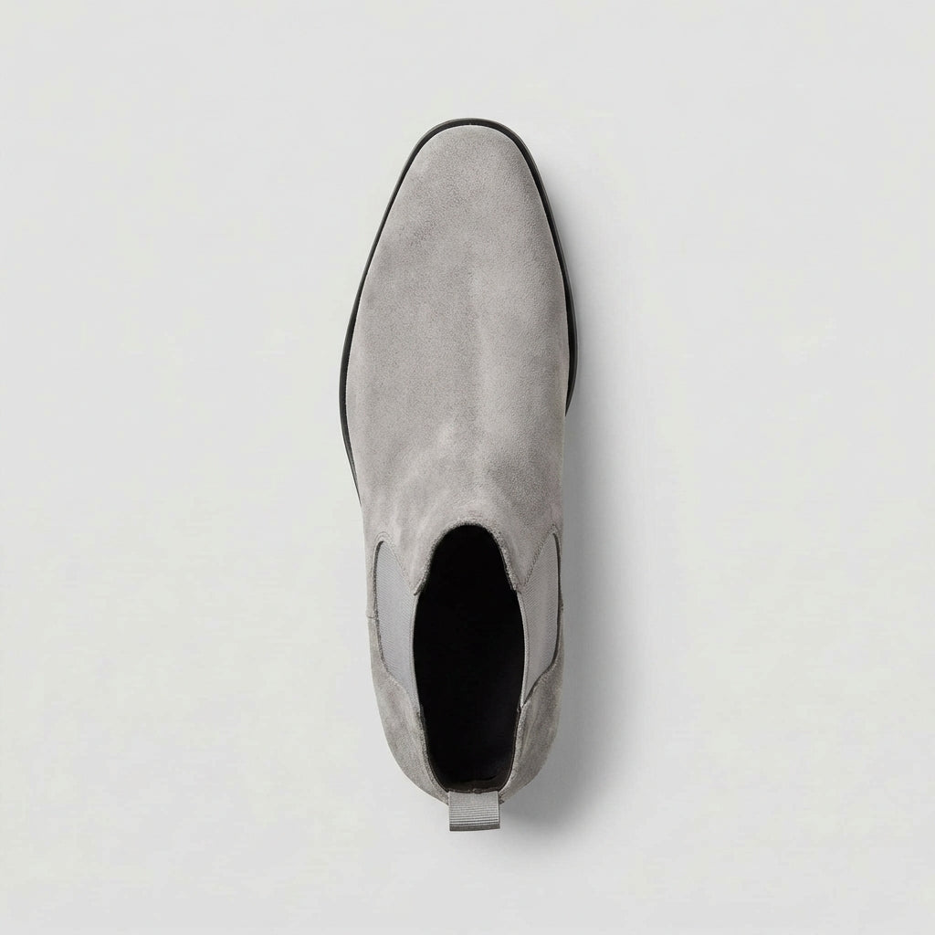 Alaric | Premium Smooth Leather Black Chelsea Boots for Men & Women 6