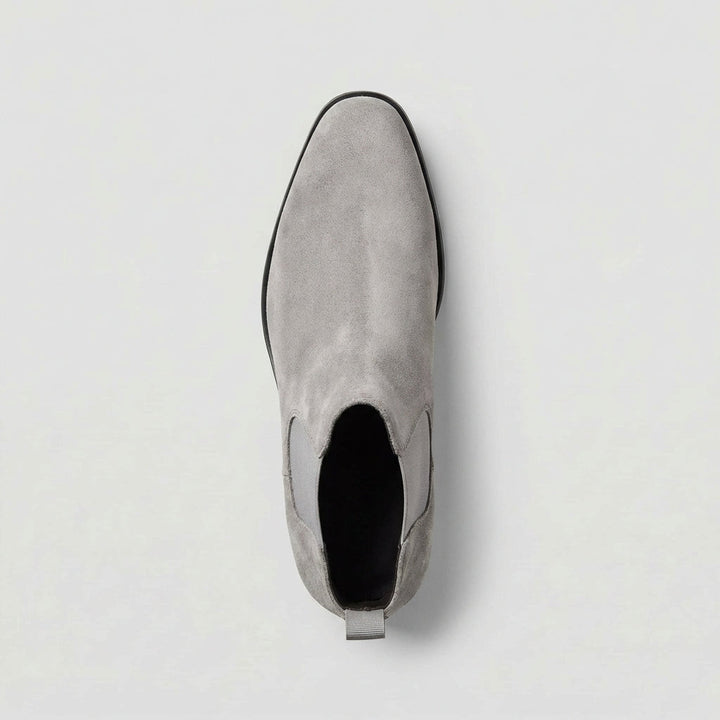 Alaric | Premium Smooth Leather Black Chelsea Boots for Men & Women 6