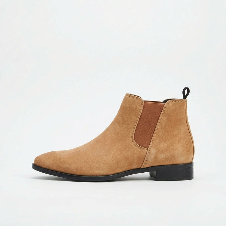 Alaric | Premium Smooth Leather Black Chelsea Boots for Men & Women 8