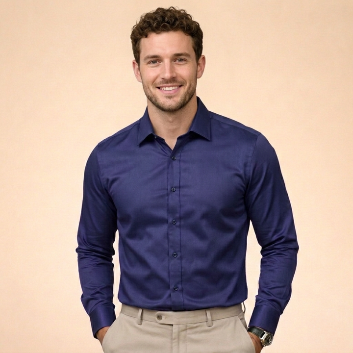 Alden | Men's Dress Shirt – Wrinkle-Free, Stretch & Comfortable 1
