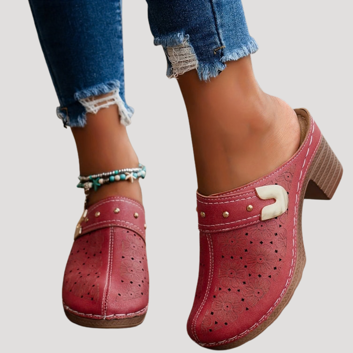 Alice | Classic Block Heel Clogs for Women 2