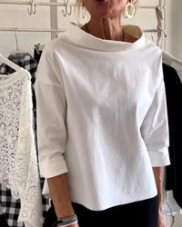 Elizabeth | Elegant And Versatile Bateau Neck Top