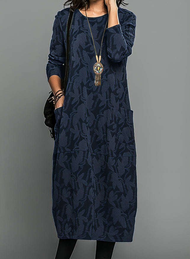 Alisha | Printed long-sleeved dress 2