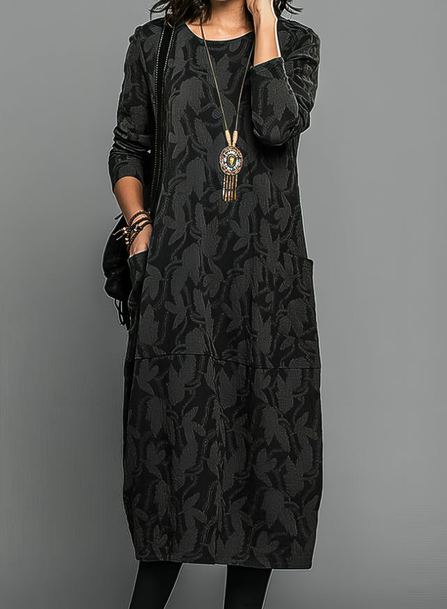 Alisha | Printed long-sleeved dress 3