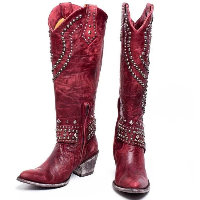 Alisha | Vintage High-Cut Boots 7
