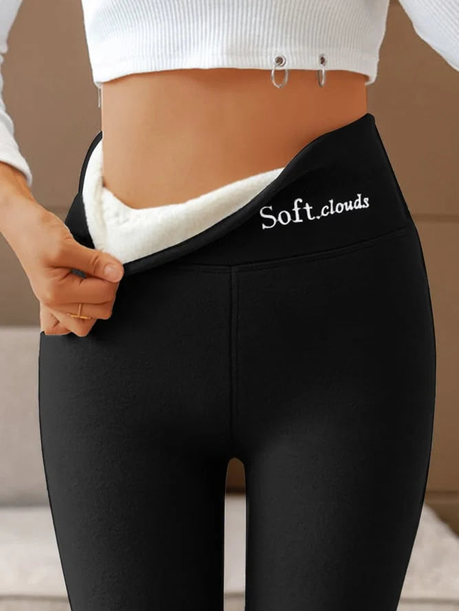 Thalina | Warm & Flexible Winter Fleece Leggings