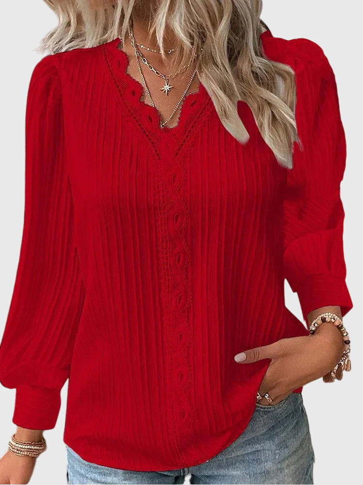 Andrea | Elegant Pullover Blouse 6