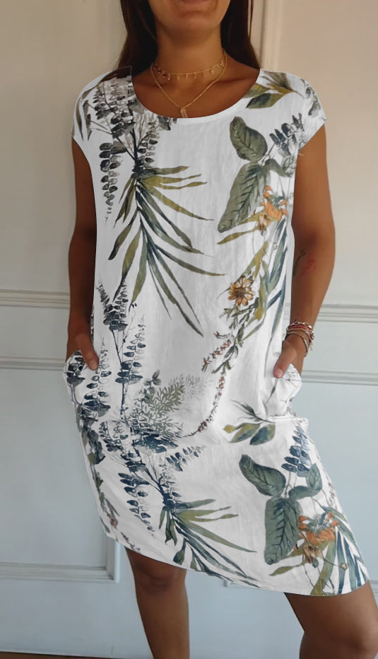 Anika | Round neckline Comfortable dress 0