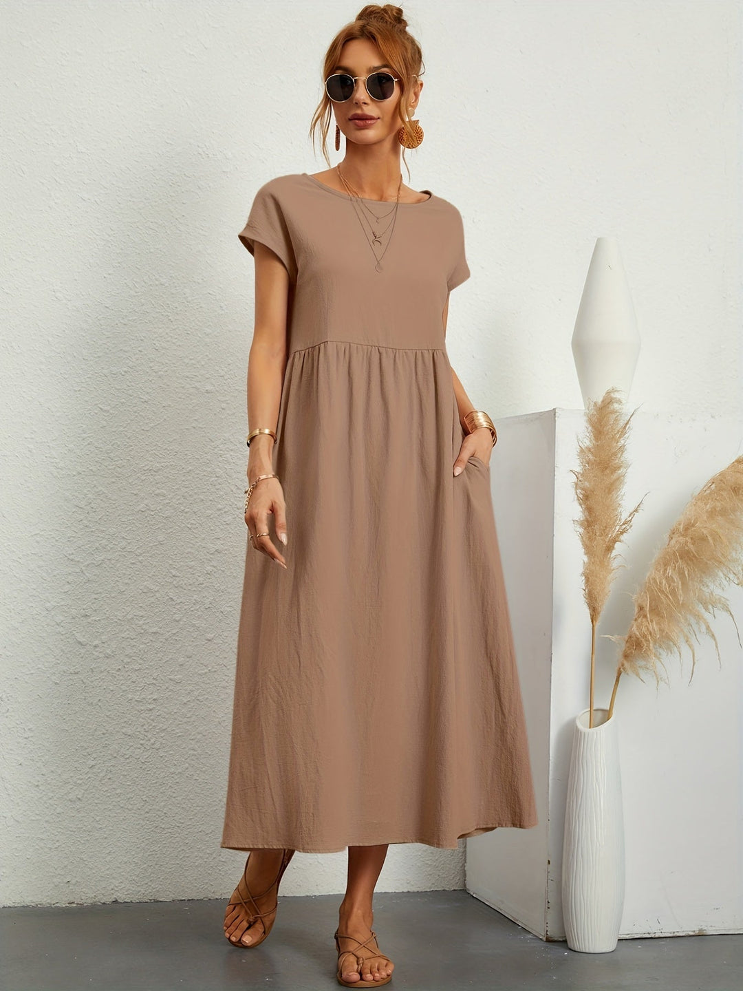 Annabeth | casual summer dress with loose pockets 14