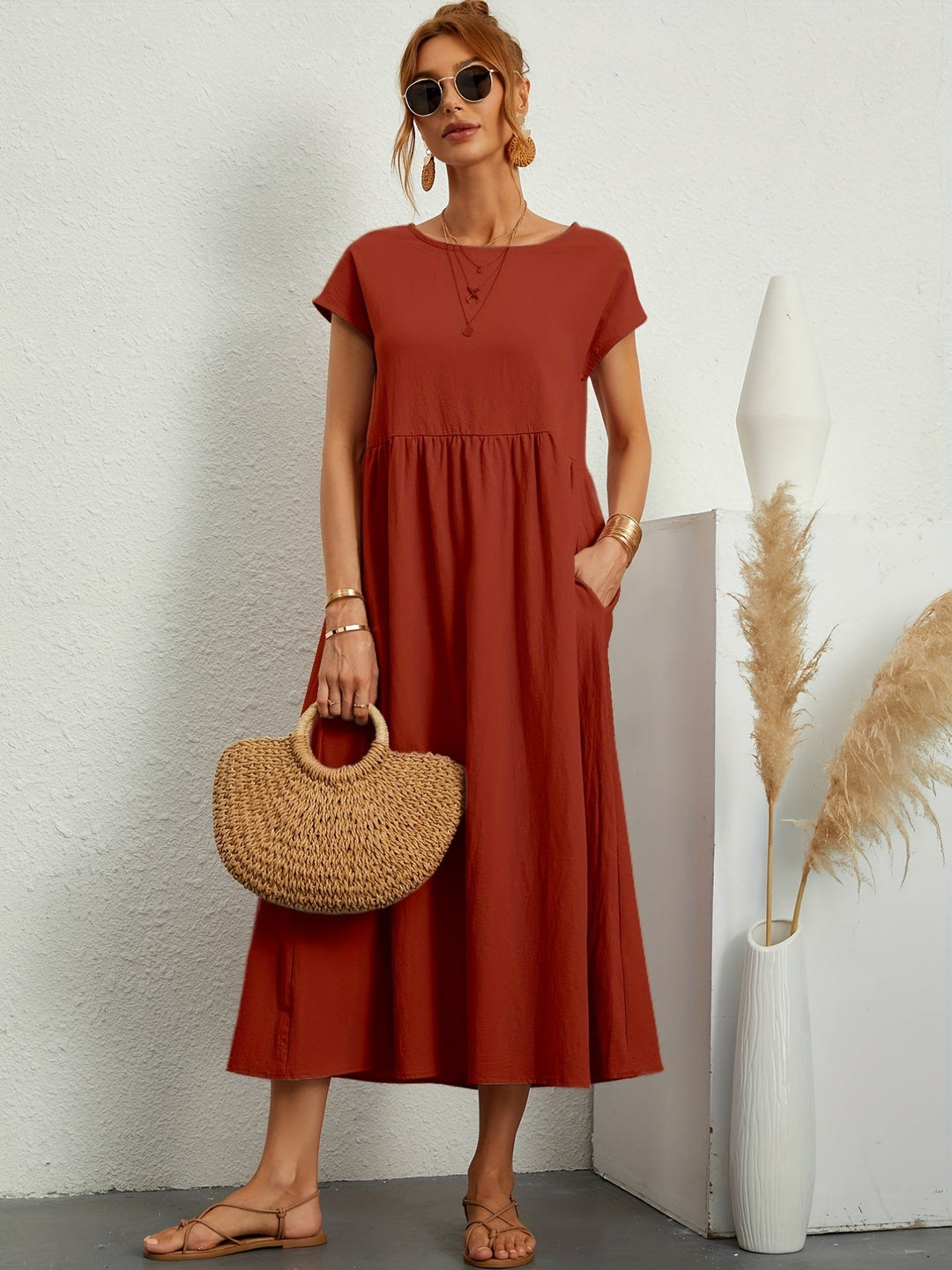 Annabeth | casual summer dress with loose pockets 6