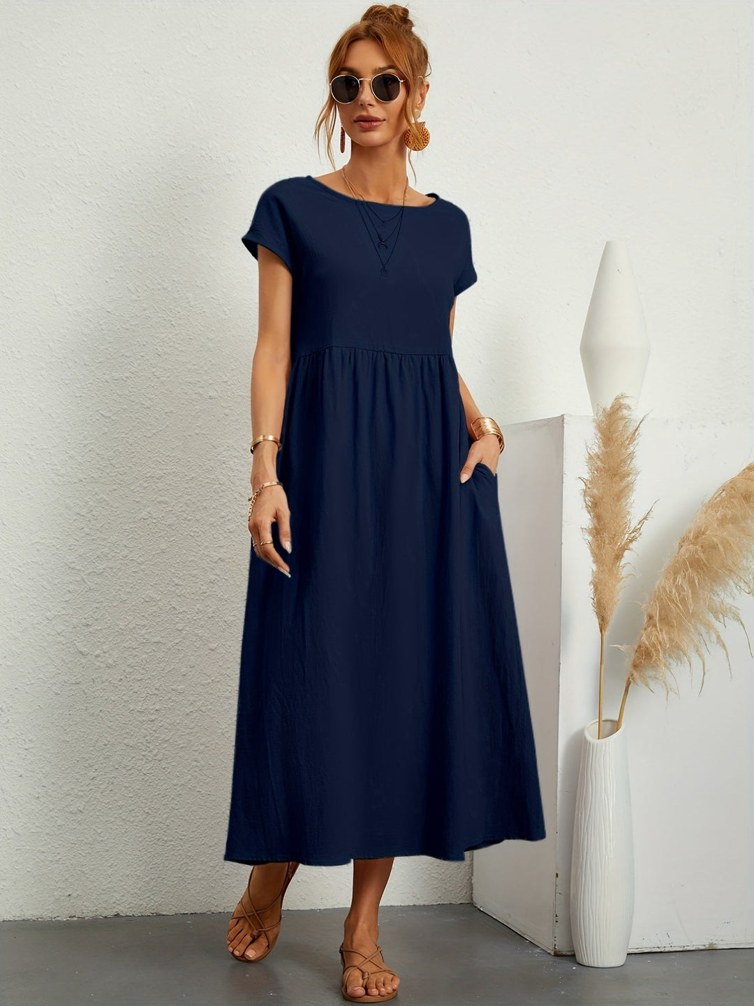 Annabeth | casual summer dress with loose pockets 9
