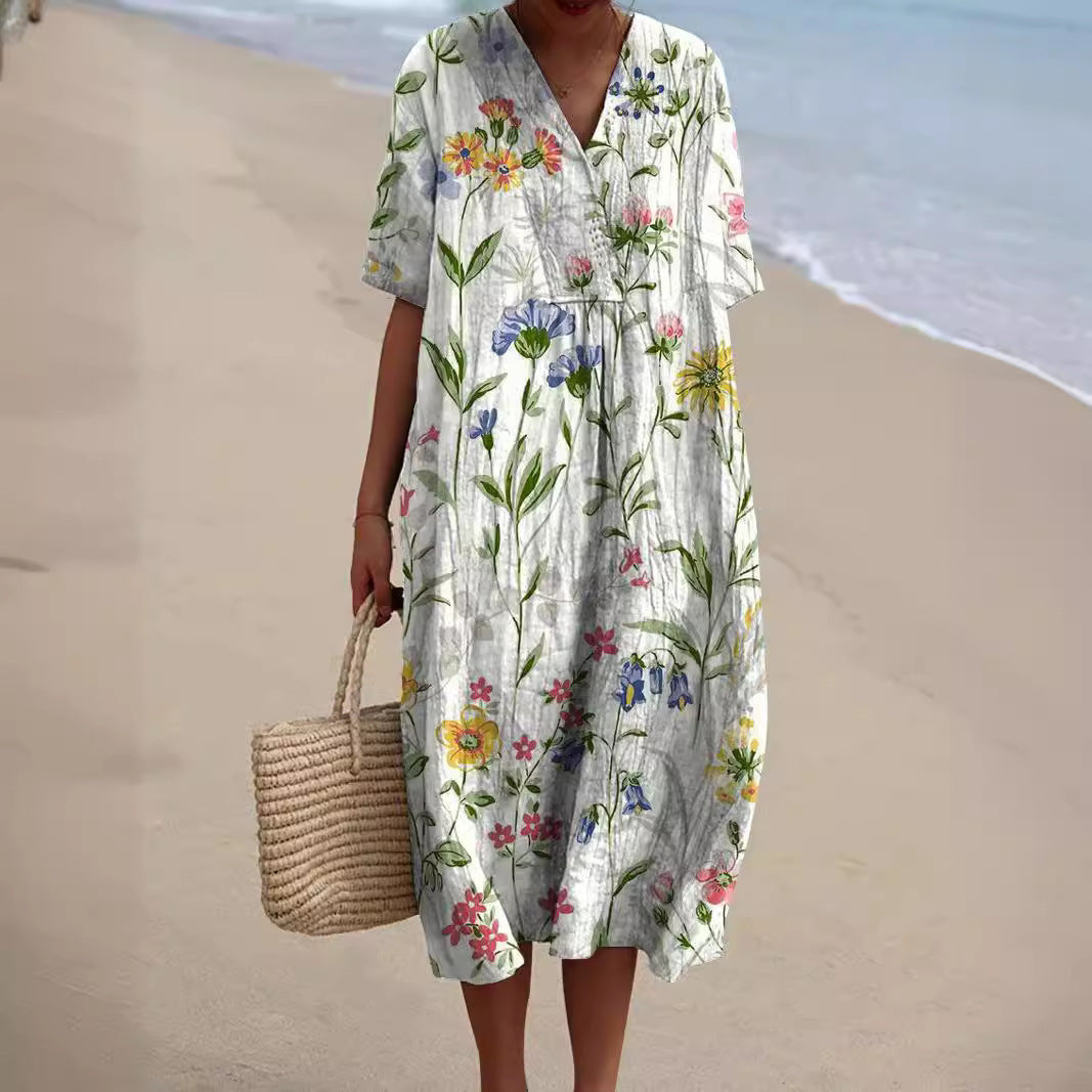Aria | Flowered dress 1