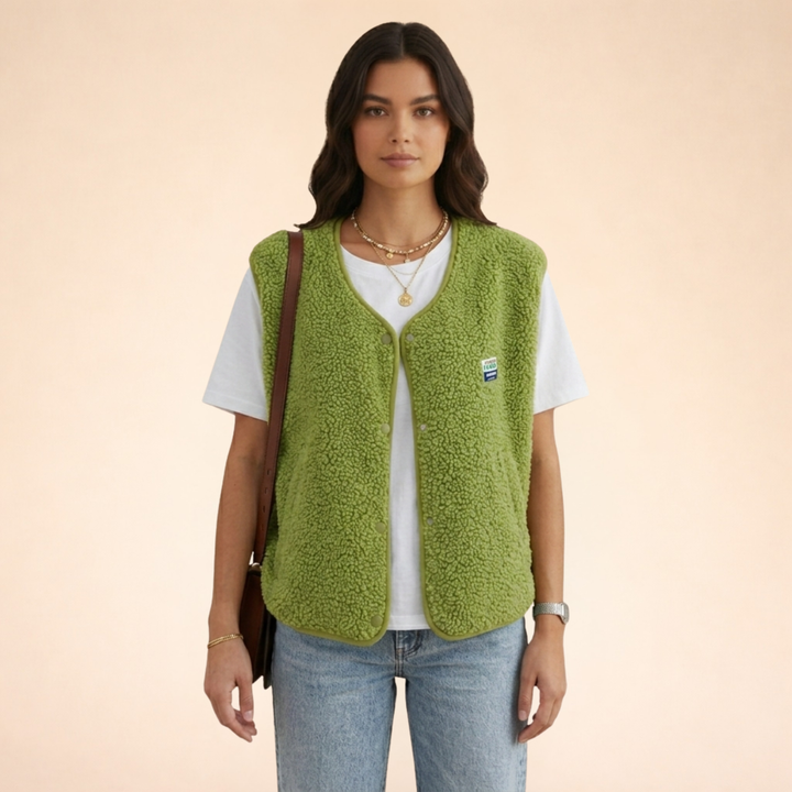 Arielle | Sherpa Fleece Vest – Cozy, Lightweight & Versatile for Everyday Comfort 0