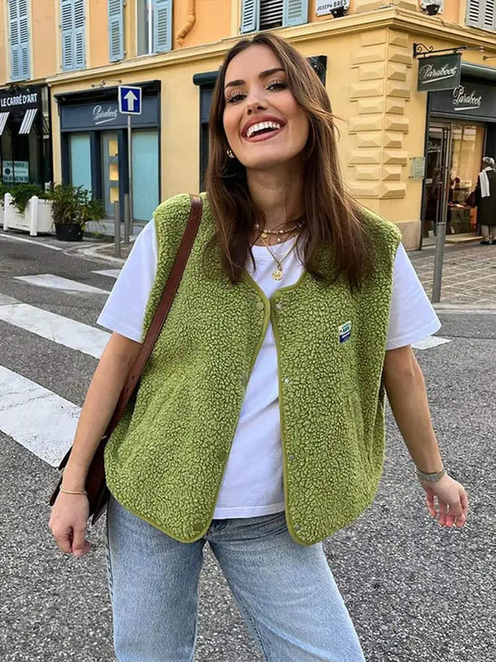 Arielle | Sherpa Fleece Vest – Cozy, Lightweight & Versatile for Everyday Comfort 3