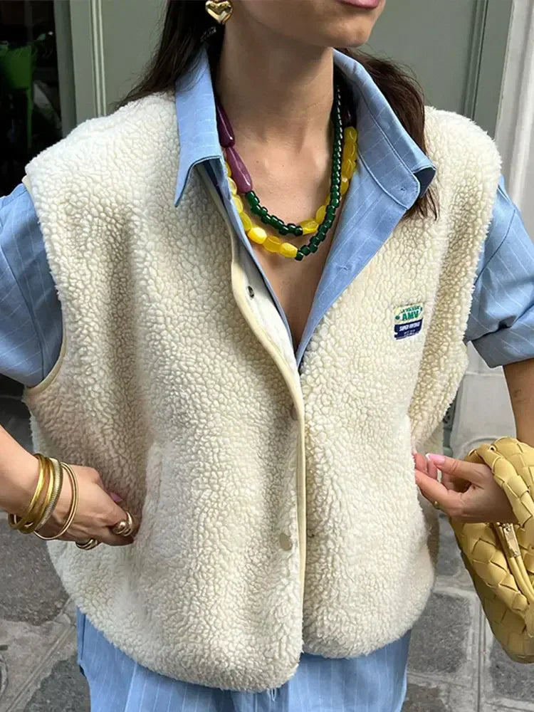Arielle | Sherpa Fleece Vest – Cozy, Lightweight & Versatile for Everyday Comfort 5