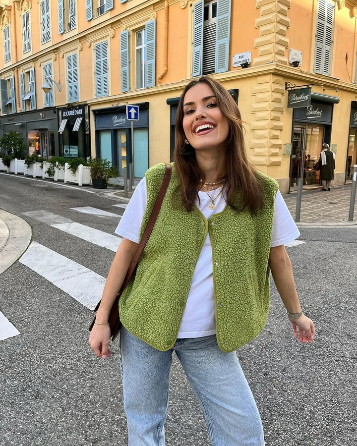 Arielle | Sherpa Fleece Vest – Cozy, Lightweight & Versatile for Everyday Comfort 6