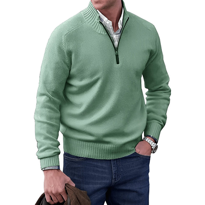 Arthur | Classic Quarter-Zip Knit Sweater 3