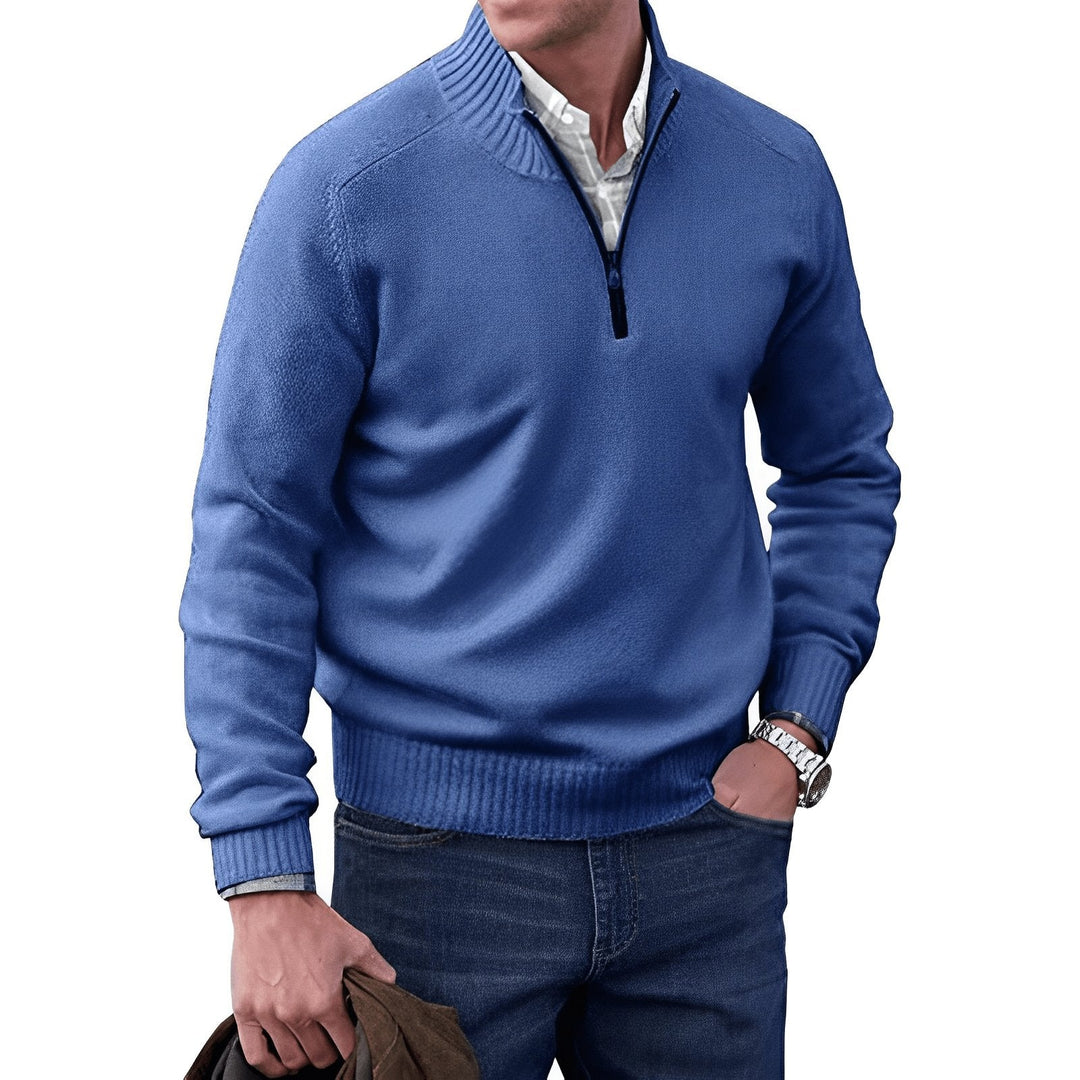 Arthur | Classic Quarter-Zip Knit Sweater 9