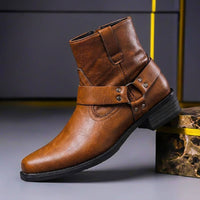 Lucas | Classic Genuine Leather Vintage Boots