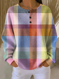 Amelia | Cozy Double-Knit Waffle Winter Sweater