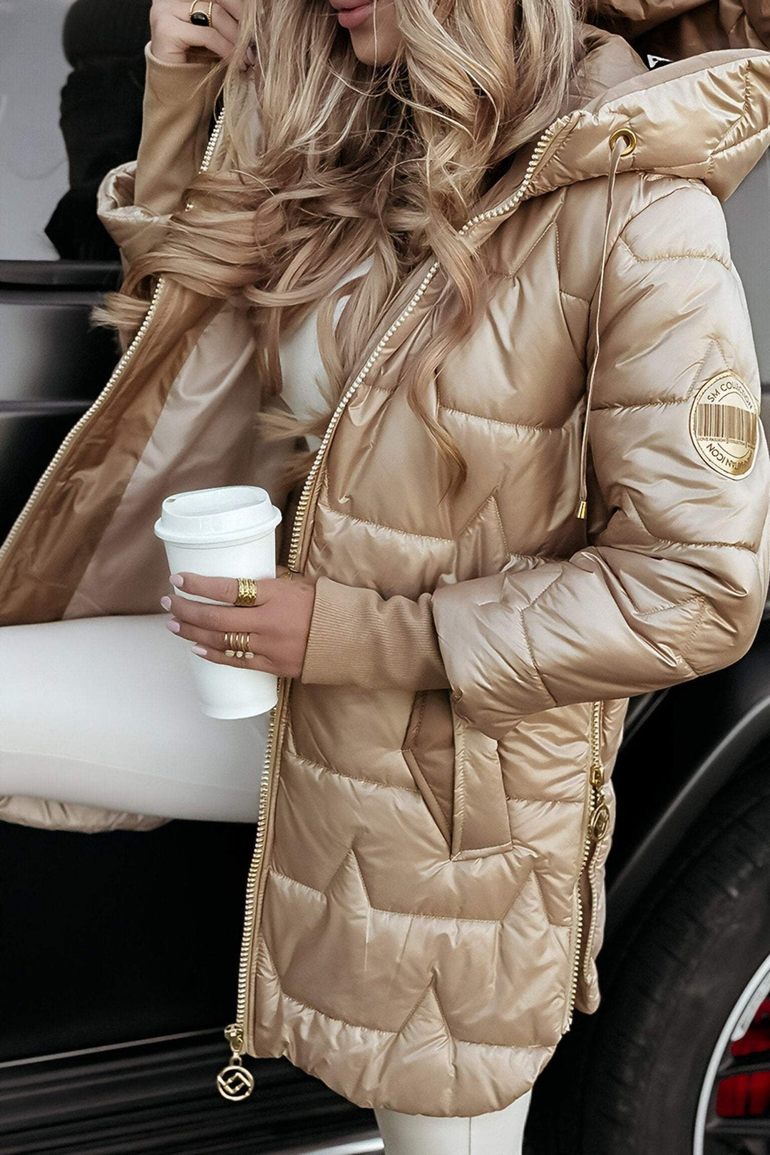 Ava | Casual capuchin winter jacket 3