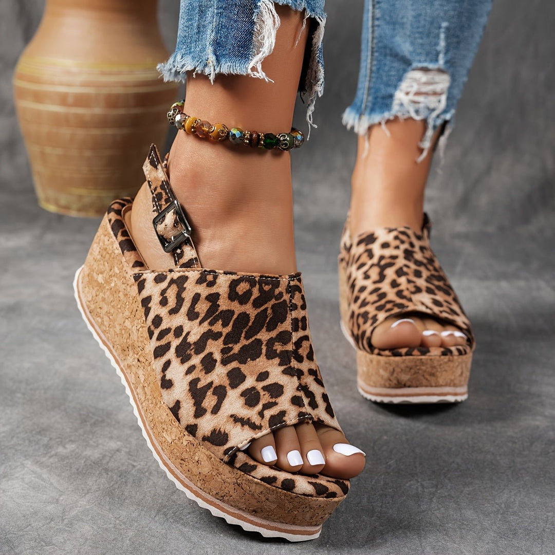 Ava | Comfortable Platform Wedge Sandals 1