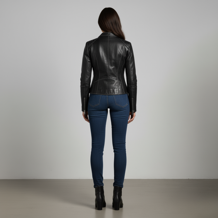 Ava | Women's Leather Jacket – Timeless, Chic & Versatile Fashion Statement 2
