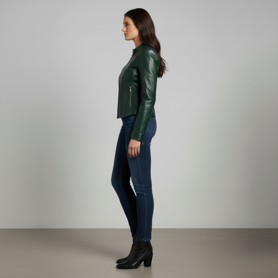 Ava | Women's Leather Jacket – Timeless, Chic & Versatile Fashion Statement 7