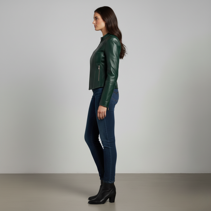 Ava | Women's Leather Jacket – Timeless, Chic & Versatile Fashion Statement 7