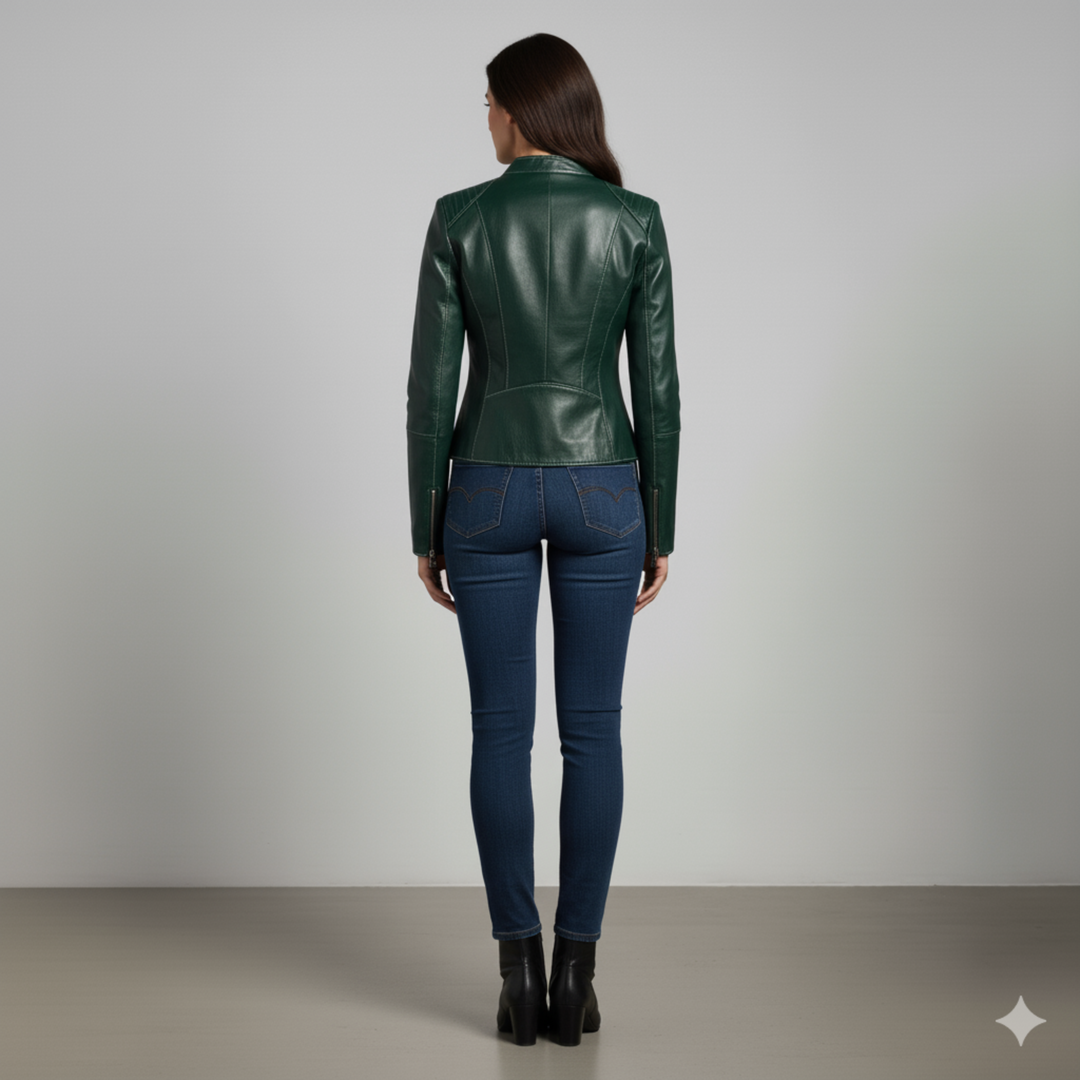 Ava | Women's Leather Jacket – Timeless, Chic & Versatile Fashion Statement 8