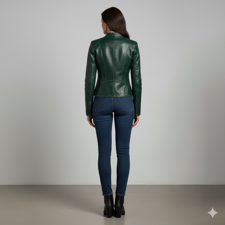 Ava | Women's Leather Jacket – Timeless, Chic & Versatile Fashion Statement 8