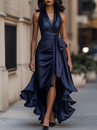 Jessica | Timeless and Glamour Satin Evening Maxi Dress