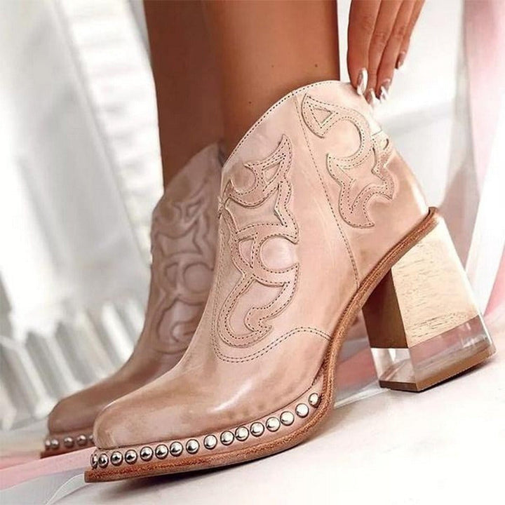 Bella | Classic Mid-Calf Stylish Western Cowboy Boots 0