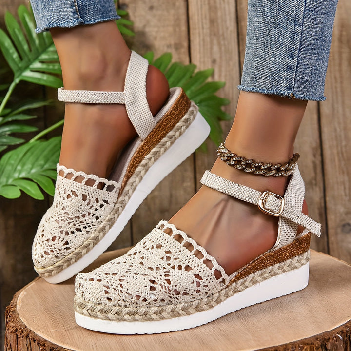 Bella | Lightweight Adjustable Arch-Relief Walking wedge Sandals 1