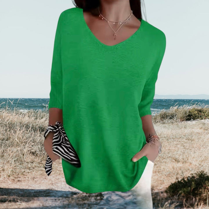 Bella | Lightweight V-Neck, Summer Style 13