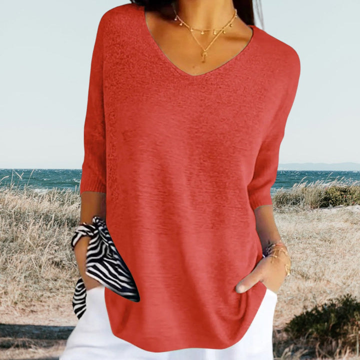 Bella | Lightweight V-Neck, Summer Style 9