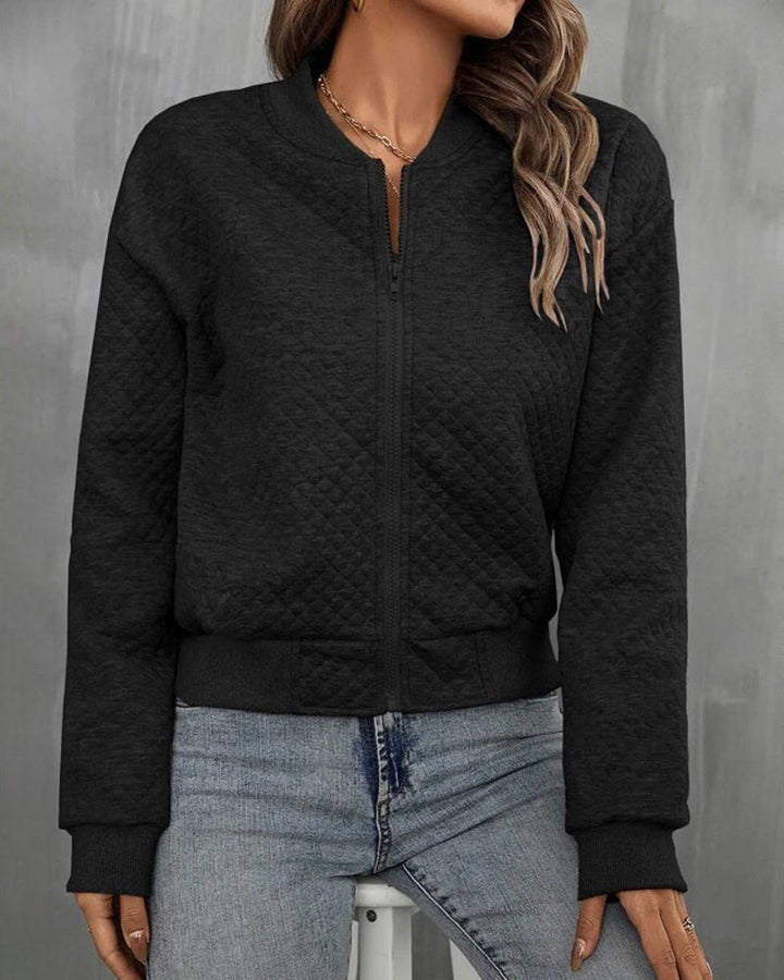 Bettina | Elegant Bomber Style Long Sleeves Jacket 2