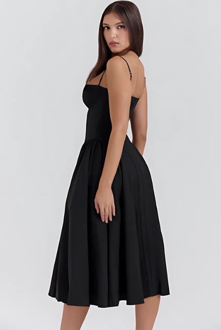 Bianca | Modern Corset Flowy A-Line Summer Dress 8