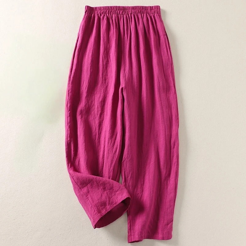 Blythe | Elegant High-Rise Wide Leg Trousers for Women - Comfortable & Versatile Palazzos 3