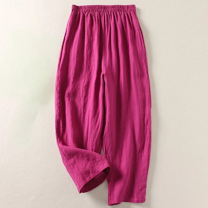 Blythe | Elegant High-Rise Wide Leg Trousers for Women - Comfortable & Versatile Palazzos 3