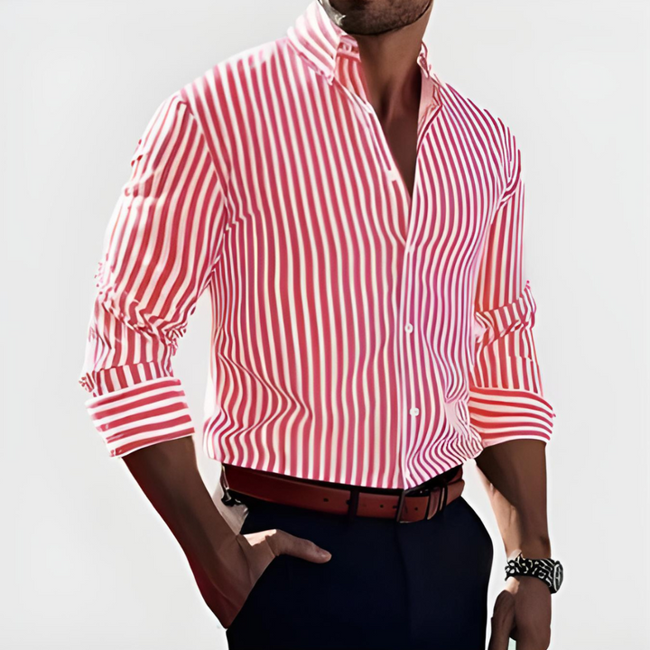 Bram | Stylish and sophisticated striped men's shirt 2