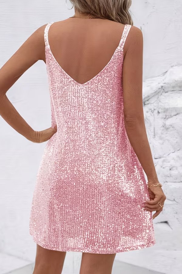 Camila | Shimmering Sequin Mini Party Dress 3