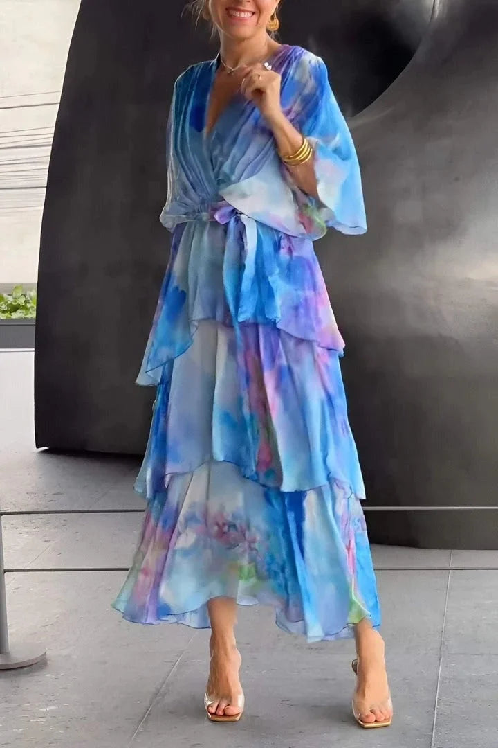 Cassandra | Elegant, Airy & Fluid Wedding Guest Dress Gown 0