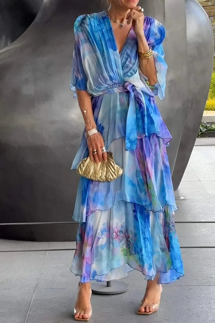 Cassandra | Elegant, Airy & Fluid Wedding Guest Dress Gown 2