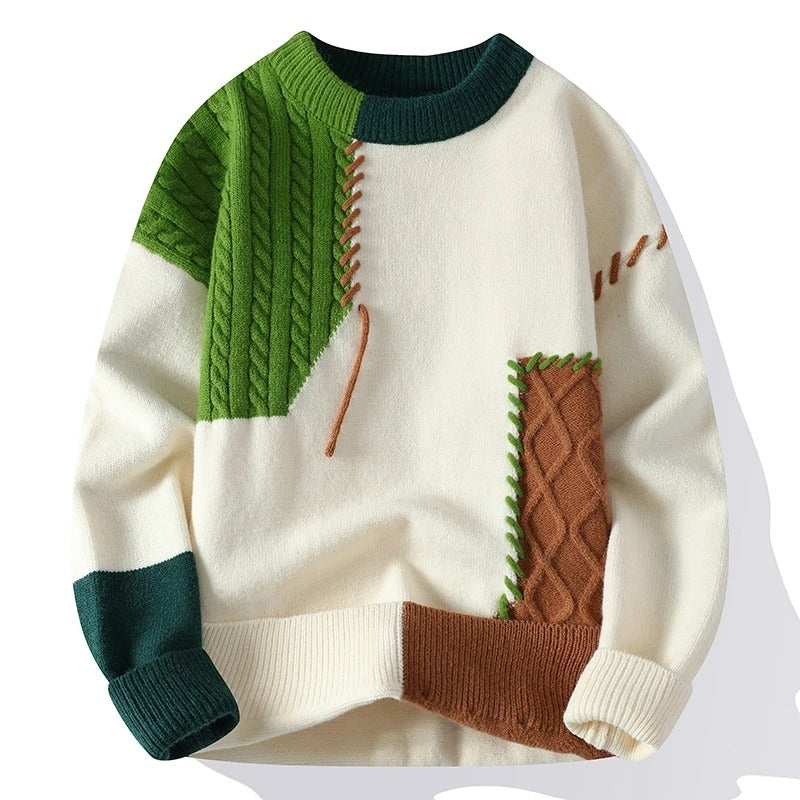 Charlie | Stylish Patchwork Vanguard Sweater 1