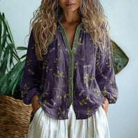 Sienna | Lightweight And Elegant Bohemian Linen Blouse