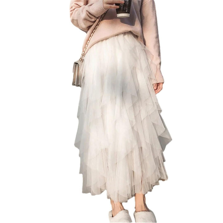 Chloe | Elegant, Comfortable & Flowing Midi Skirt for Everyday Wear 0