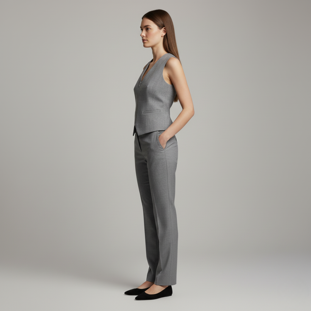 Chloe | Women’s Long Vest – Lightweight, Stylish & Versatile Layering Piece 2