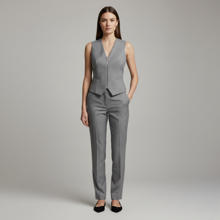 Chloe | Women’s Long Vest – Lightweight, Stylish & Versatile Layering Piece 3