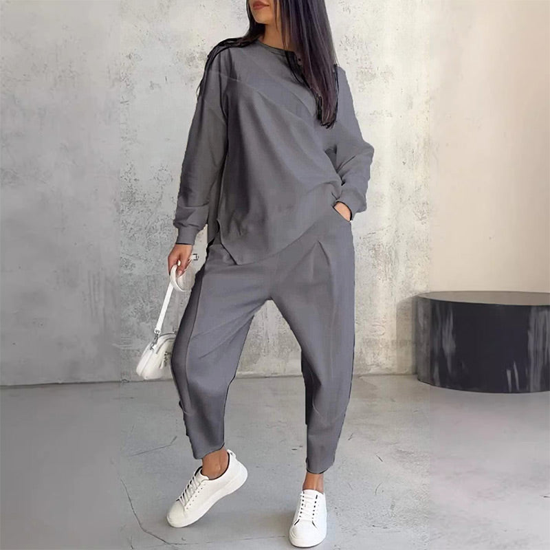 Christina | Casual and Stylish Lounge Co-ord Two Piece Set 4